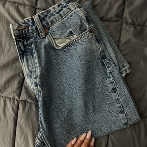 Zara High Rise Mom Jean